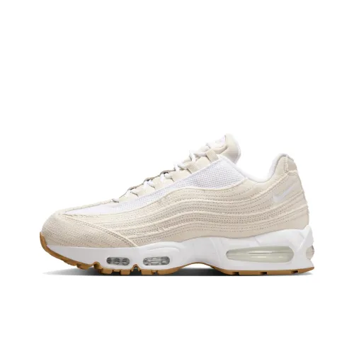 Levi's x Nike Air Max 95 Устойчивые к истиранию низкие беговые кроссовки унисекс бежевого цвета