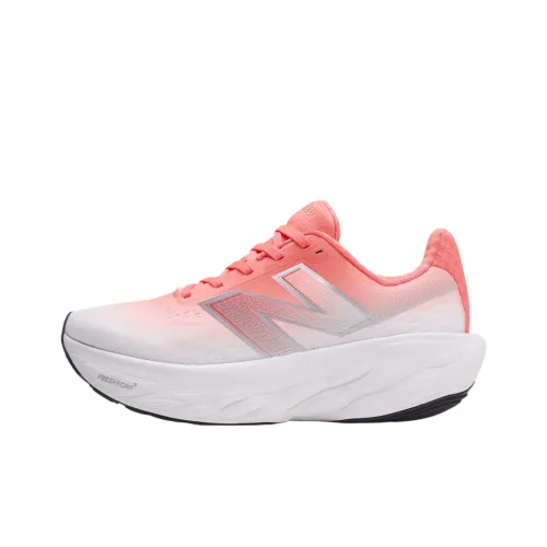 New Balance NB Fresh Foam X 1080v14 Устойчивые к истиранию Низкие Беговые кроссовки Женские Красные Белые