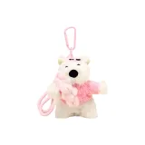 Розовый свитер + розовые солнцезащитные очки + розовый кролик с розовым браслетом-шнурком