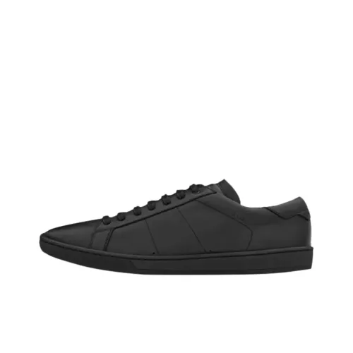 SAINT LAURENT Court Classic SL 01 Низкие Кроссовки для скейтбординга Мужские Черные