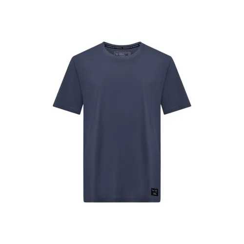 SALEWA Java Синий Мужская T-Рубашка