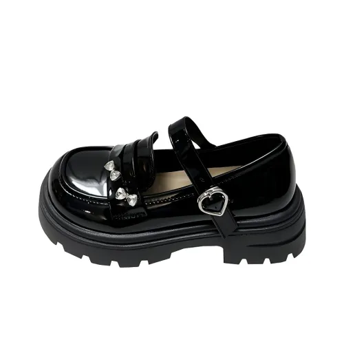 Medd Грубый каблук Туфли Мэри Джейн Женские