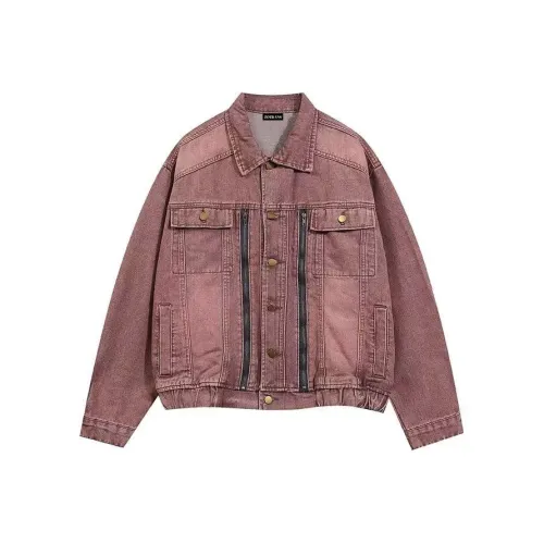 SIL VITIN Розовый Унисекс Джинсовые куртки
