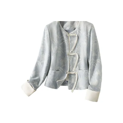 IHIMI Куртки и Пальто Женские Туманный Синий