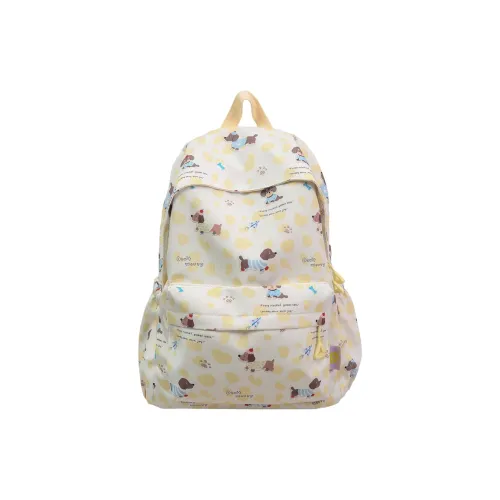 PULEWEI Нейлон Рюкзак Женские Экрю Синий