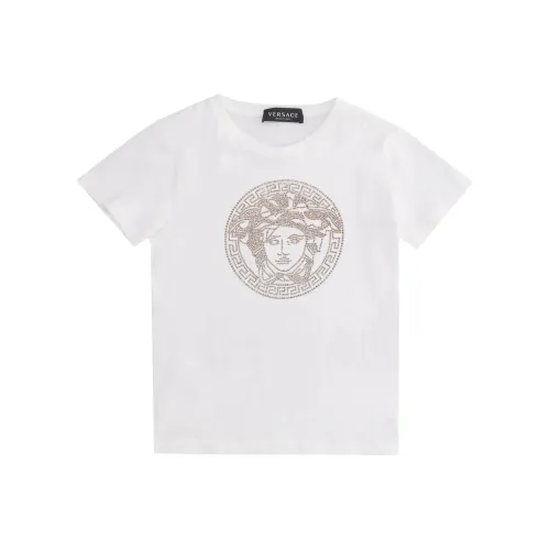 VERSACE T-рубашка Белая для детей 3-7 лет