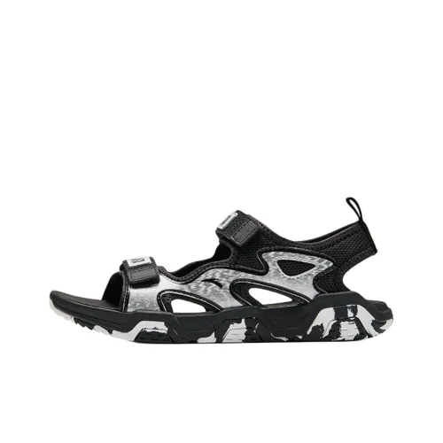 Antakids Slip-resistant Abrasion-resistant Children's Sandals Black Teenagers Антакидс Слип-резистентные Износостойкие Детские Сандалии Черные Подростки