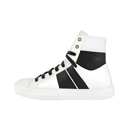 AMIRI Sunset High Top Скейтборд Кроссовки Мужские Черный Белый
