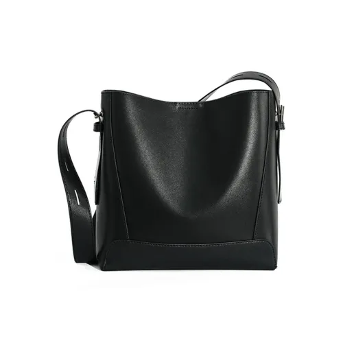 Kaiser Коровья кожа Сумка на плечо Женская Черный Кофейный Золотисто-коричневый Соляной хаки