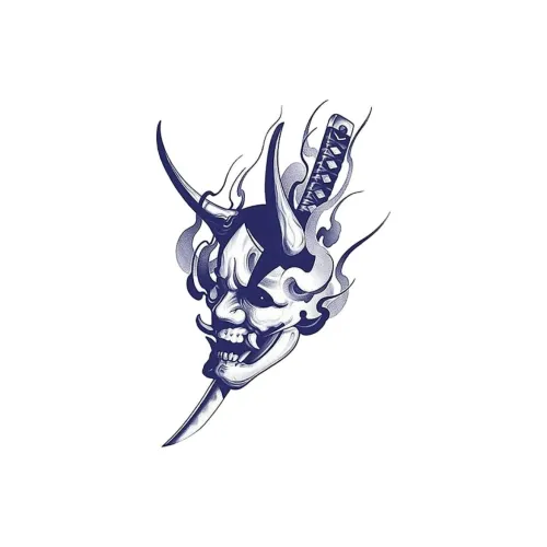 LIEJI Shadow LIKE Лезвие Травяной Tattoo Стикер