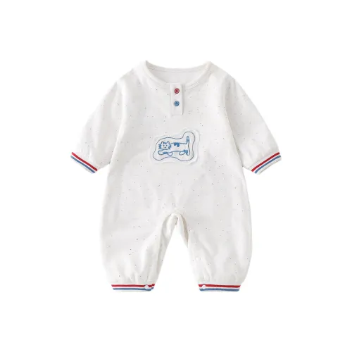 XiaoJinBu Белый Детский Комбинезон / Ползунки