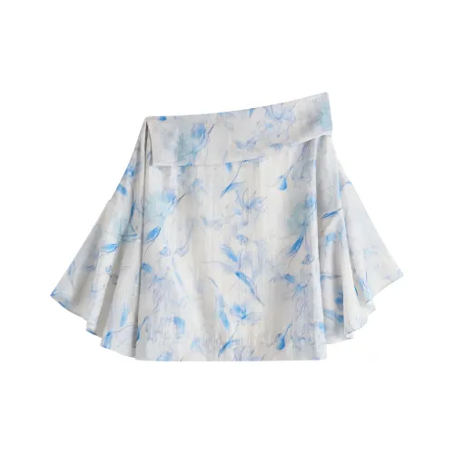 SHUXI Синий Остров Бабочка Мечты Женские Короткие Топы