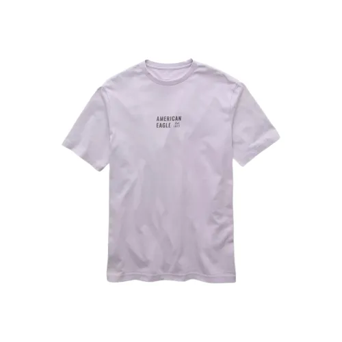 AMERICAN EAGLE Фиолетовый Мужская T-Рубашка