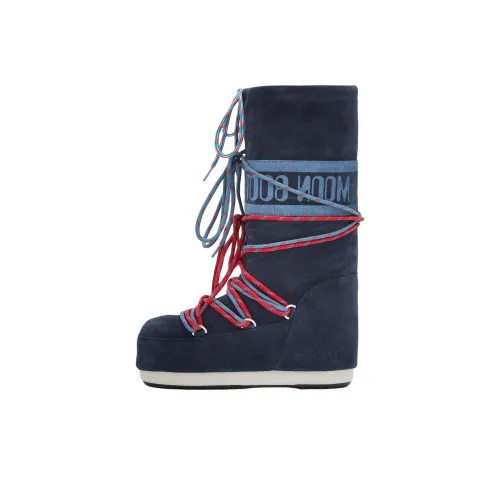 MOON BOOT Icon Колено Высокие Сноубутсы Унисекс Морской Синий
