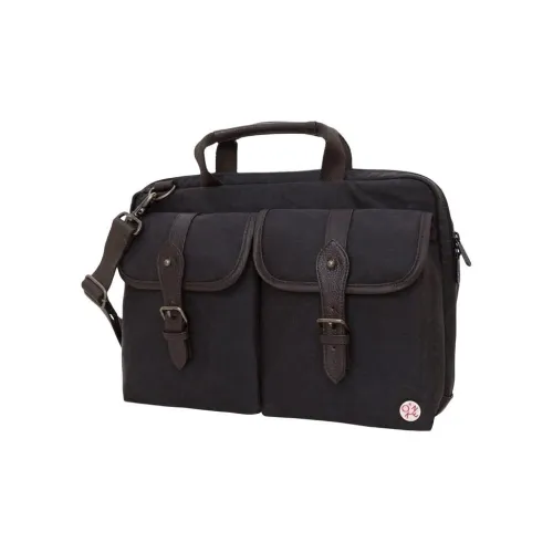 Manhattan Portage Парафин Обработанный Цвет Холст Сумки для Ноутбуков Темно-кофейный Унисекс