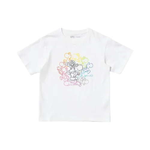 UNIQLO x UT ARCHIVE Супер Марио Коллаборация Edition T-рубашка для детей 3-7 лет
