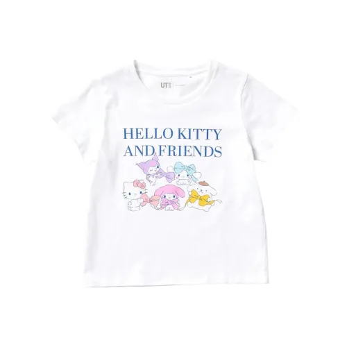 UNIQLO x Sanrio Hello Kitty T-рубашка Детская для детей 3-7 лет