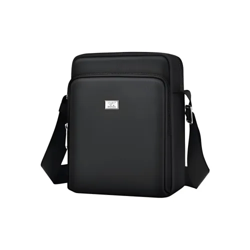 SEPTWOLVES Oxford Сумка через плечо Маленькая Средняя Большая Размер Мужская Черная Синяя