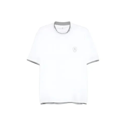 BRUNELLO CUCINELLI Белая Мужская Рубашка T