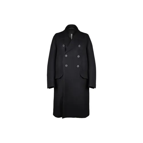 Rick Owens Черное Мужское Пальто