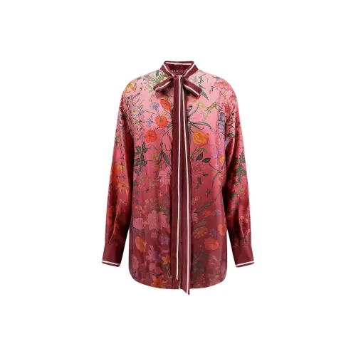 Gucci красные женские рубашки