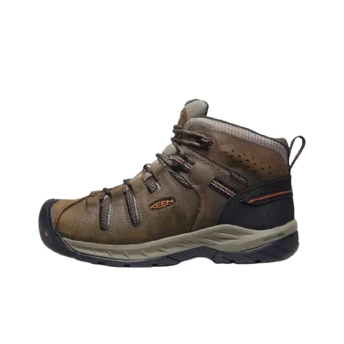 KEEN Flint II Устойчивый к истиранию Короткий Аутдор Мужской Коричневый