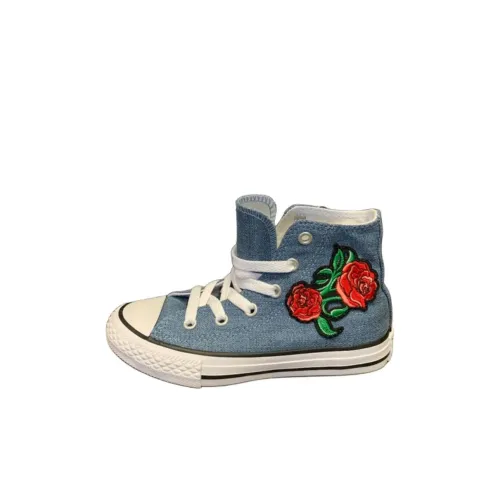 Converse Chuck Taylor All Star Износостойкие Высокие Кеды для Детей Синий для Дети 3-7 лет
