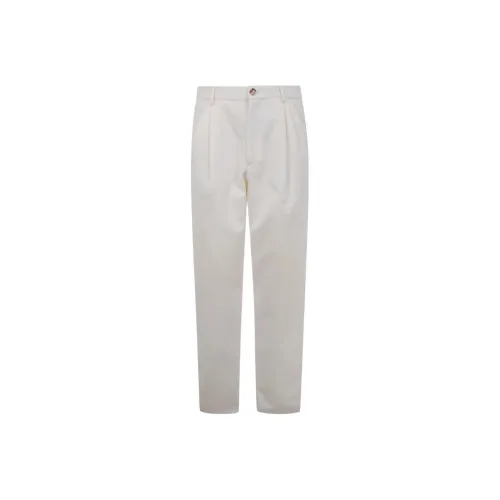 BRUNELLO CUCINELLI Белый Мужской Костюмные Штаны