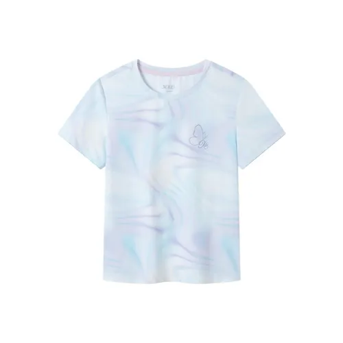 XTEP T-Shirt SS25 Светло-фиолетовый Жемчужно-белый