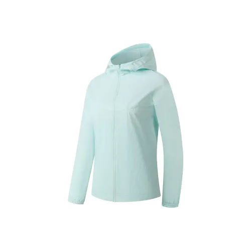 QIAODAN Куртки Пальто Женские Мousse Синий