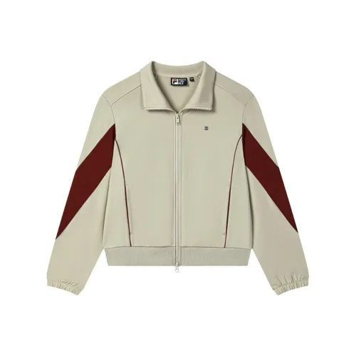FILA Белый Прилив Пенный Серый Женские Куртки