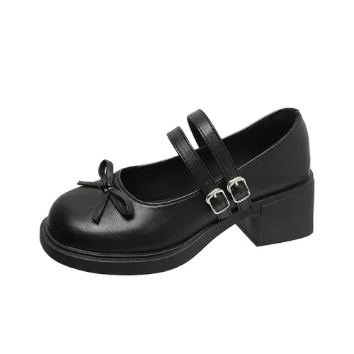 JEPSEN Квадратный каблук Mary Jane Женские туфли