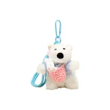 [Светло-синий свитер + розовая сумка + белый кролик] с светло-синим браслетом-шнурком