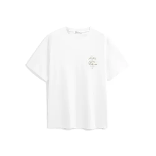 PEACEBIRD MEN Белая короткая рубашка с короткими рукавами для мужчин