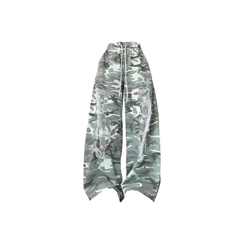 COHX Зеленые Женские Повседневные Брюки