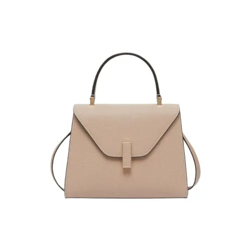 Valextra Iside Millepunte Телячья кожа Одно плечо Сумка Мини Женская Бежевая