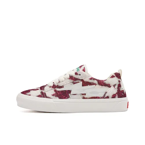 Western Ram Аbrasion Resistant Низкие Кроссовки для скейтбординга Унисекс Виноградный Красный