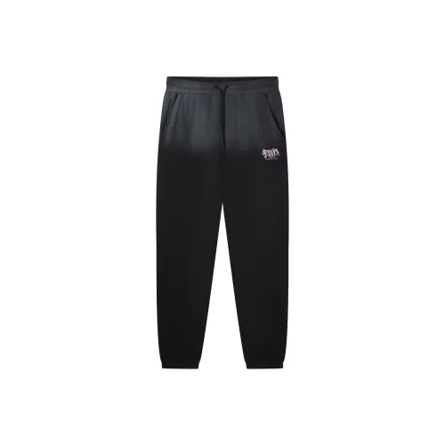 FUN Black Women's Knitted Training Pants FUN Черные Женские Вязаные Спортивные Штаны