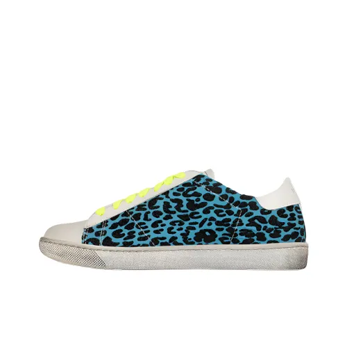 AMIRI Низкие кроссовки для скейтбординга Мужские Синие