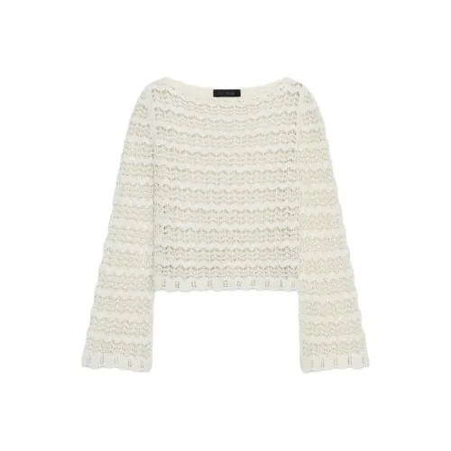 ZARA Белый Женские Трикотаж