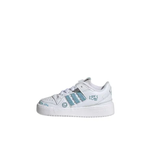 André Saraiva x adidas originals FORUM Износостойкие Низкие Топ Обувь для малышей Белый Infant And Toddler
