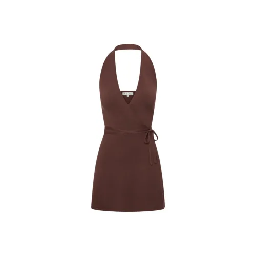 FRANKIES BIKINIS Brown Sugar Коричневый Женские Вечерние платья