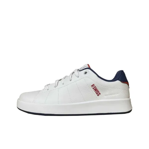 KSWISS COURT CAMEO 2 Устойчивые к истиранию низкие кроссовки для скейтбординга Женские Белые Циан