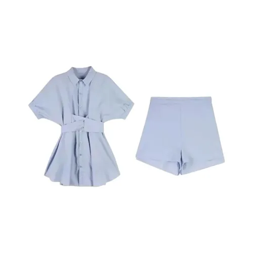 CHARM GLOW Светло-синий Женские Повседневные костюмы