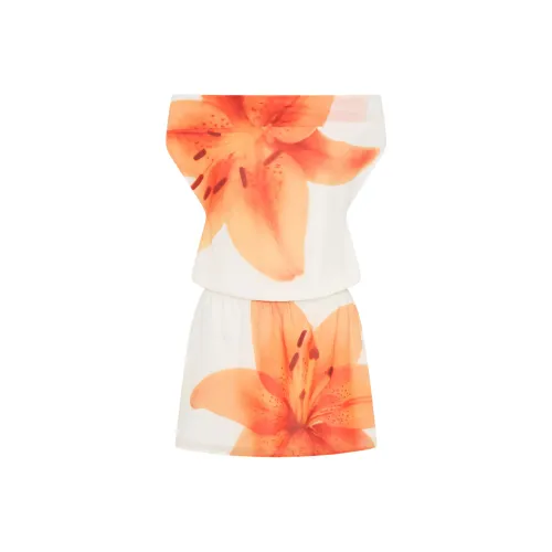 WHITE FOX Mystified Без бретелей Мини Платье Marigold Твист Без рукавов Платье Женские