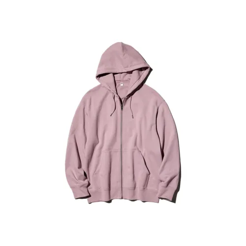 UNIQLO Персиково-розовый Унисекс Толстовки