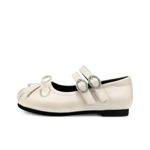 ST SAT KIDS Анти-KICK Амортизация Устойчивость к истиранию Дышащая Детская кожаная обувь Бежевый Детский Возраст 3-7 лет