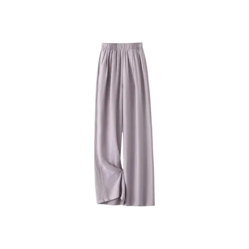 IHIMI Пыльно-серый Фиолетовый Женские Повседневные Брюки