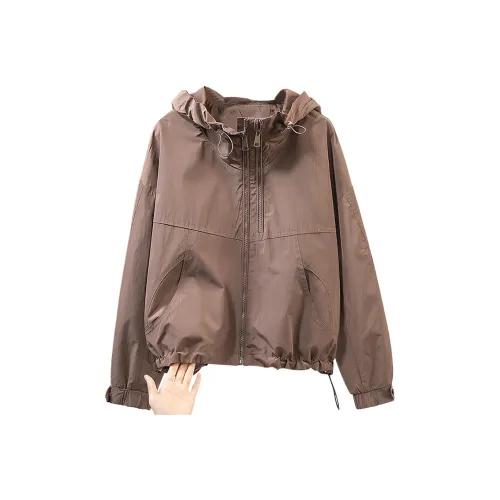 Cypress House Cropped Jacket Women's Red Coffee