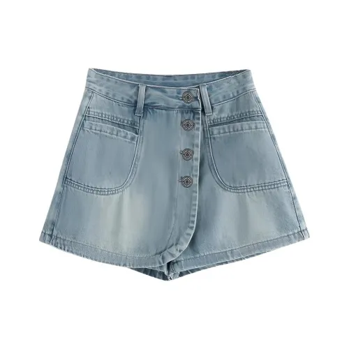 PAIN OR PLEASURE Джинсовые короткие юбки Женские